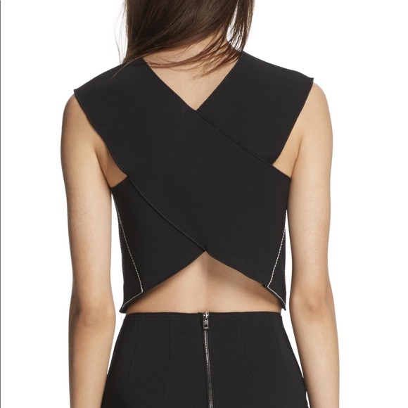 Brand new rag & bone black crop top xxs - Picture 1 of 9